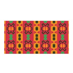 Tribal Shapes In Retro Colors                           Satin Wrap by LalyLauraFLM