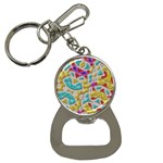 3d shapes on a grey background                                   Bottle Opener Key Chain Front