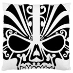 Tribal Sugar Skull Large Flano Cushion Case (One Side) Front