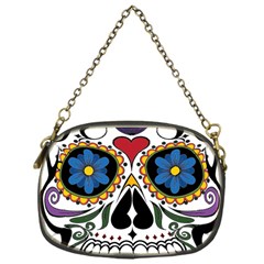 Cranium Sugar Skull Chain Purses (one Side)  by StarvingArtisan