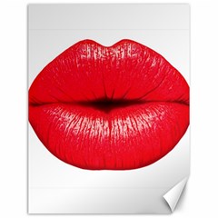 Oooooh Lips Canvas 12  X 16   by StarvingArtisan