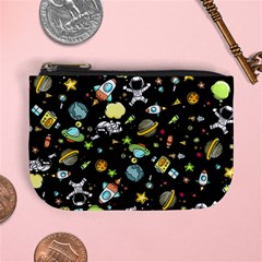 Space Pattern Mini Coin Purses by Valentinaart