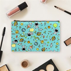 Space Pattern Cosmetic Bag (medium)  by Valentinaart