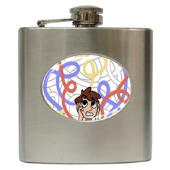 Unordered Chaos Hip Flask (6 Oz) by Simbadda