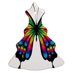 Abstract Animal Art Butterfly Christmas Tree Ornament (two Sides) by Simbadda