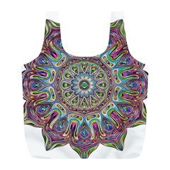 Mandala Decorative Ornamental Full Print Recycle Bags (l)  by Simbadda