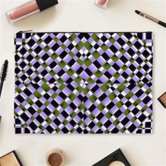 Hypnotic Geometric Pattern Cosmetic Bag (xl) by dflcprints