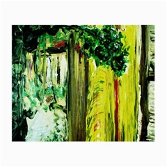 Old Tree And House With An Arch 8 Small Glasses Cloth (2-side) by bestdesignintheworld