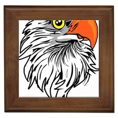 Animal Bird Cartoon Comic Eagle Framed Tiles by Simbadda