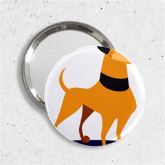 Stub Illustration Cute Animal Dog 2 25  Handbag Mirrors by Nexatart