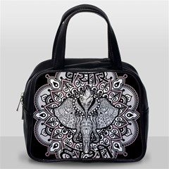 Ornate Hindu Elephant  Classic Handbags (one Side) by Valentinaart