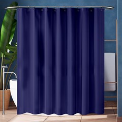 Subtle Textures Usa Flag Blue Mattress Ticking Pattern Shower Curtain 60  X 72  (medium)  by PodArtist