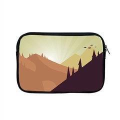 Sky Art Silhouette Panoramic Apple Macbook Pro 15  Zipper Case by Sapixe