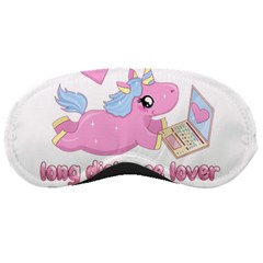 Long Distance Lover - Cute Unicorn Sleeping Masks by Valentinaart