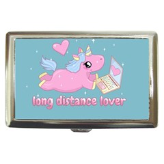 Long Distance Lover - Cute Unicorn Cigarette Money Cases by Valentinaart