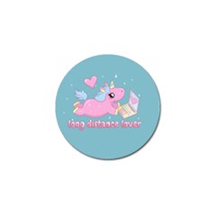 Long Distance Lover - Cute Unicorn Golf Ball Marker (10 Pack) by Valentinaart