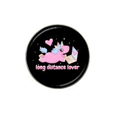 Long Distance Lover - Cute Unicorn Hat Clip Ball Marker (10 Pack) by Valentinaart