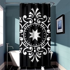 Table Pull Out Computer Graphics Shower Curtain 36  X 72  (stall)  by Sapixe