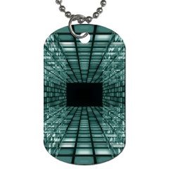 Abstract Perspective Background Dog Tag (one Side) by Nexatart