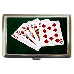 Poker Hands   Royal Flush Diamonds Cigarette Money Cases by FunnyCow