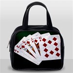 Poker Hands   Royal Flush Diamonds Classic Handbags (2 Sides) Back