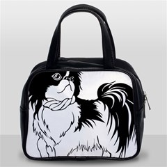 Animal Canine Dog Japanese Chin Classic Handbags (2 Sides) by Sapixe