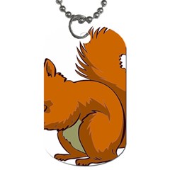 Squirrel Animal Pet Dog Tag (one Side) by Sapixe