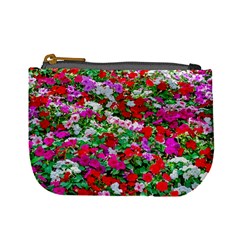 Colorful Petunia Flowers Mini Coin Purses by FunnyCow