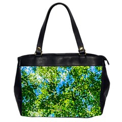 Forest   Strain Towards The Light Office Handbags (2 Sides)  by FunnyCow