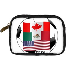 United Football Championship Hosting 2026 Soccer Ball Logo Canada Mexico Usa Digital Camera Cases by yoursparklingshop