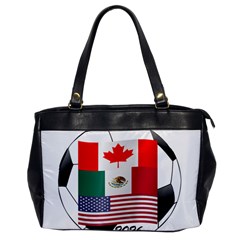 United Football Championship Hosting 2026 Soccer Ball Logo Canada Mexico Usa Office Handbags by yoursparklingshop