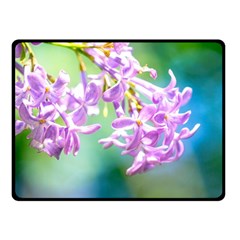 Beautiful Pink Lilac Flowers Fleece Blanket (small) by FunnyCow