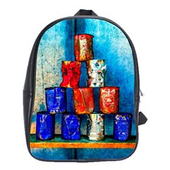 Soup Cans   After The Lunch School Bag (large) by FunnyCow