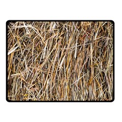 Dry Hay Texture Fleece Blanket (small) by FunnyCow