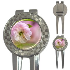 Single Almond Flower 3-in-1 Golf Divots by FunnyCow