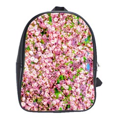 Almond Tree In Bloom School Bag (large) by FunnyCow