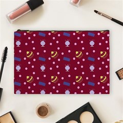 Cakes And Sundaes Red Cosmetic Bag (large) by snowwhitegirl