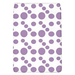 Violet Dots Flap Covers (l)  by snowwhitegirl