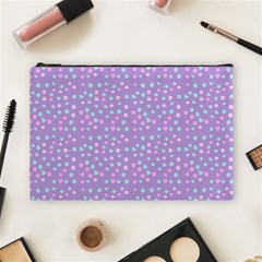 Heart Drops Cosmetic Bag (large) by snowwhitegirl