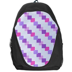 Geometric Squares Backpack Bag by snowwhitegirl