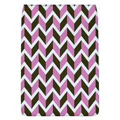 Zigzag Chevron Pattern Pink Brown Removable Flap Cover (l) by snowwhitegirl