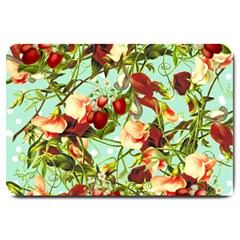 Fruit Blossom Large Doormat  by snowwhitegirl