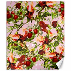 Fruit Blossom Pink Canvas 20  X 24   by snowwhitegirl