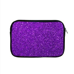 Purple  Glitter Apple Macbook Pro 15  Zipper Case by snowwhitegirl