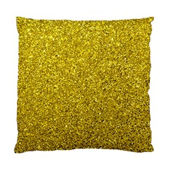 Gold  Glitter Standard Cushion Case (two Sides) by snowwhitegirl