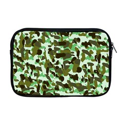 Brownish Green Camo Apple Macbook Pro 17  Zipper Case by snowwhitegirl