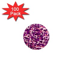 Pink Camo 1  Mini Magnets (100 Pack)  by snowwhitegirl