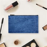 Blue Denim Cosmetic Bag (Small) Front