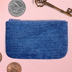 Blue Denim Large Coin Purse by snowwhitegirl