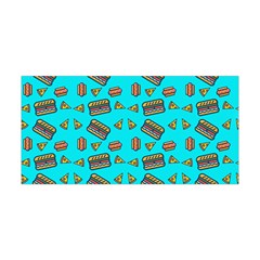 Fast Food Blue Yoga Headband by snowwhitegirl